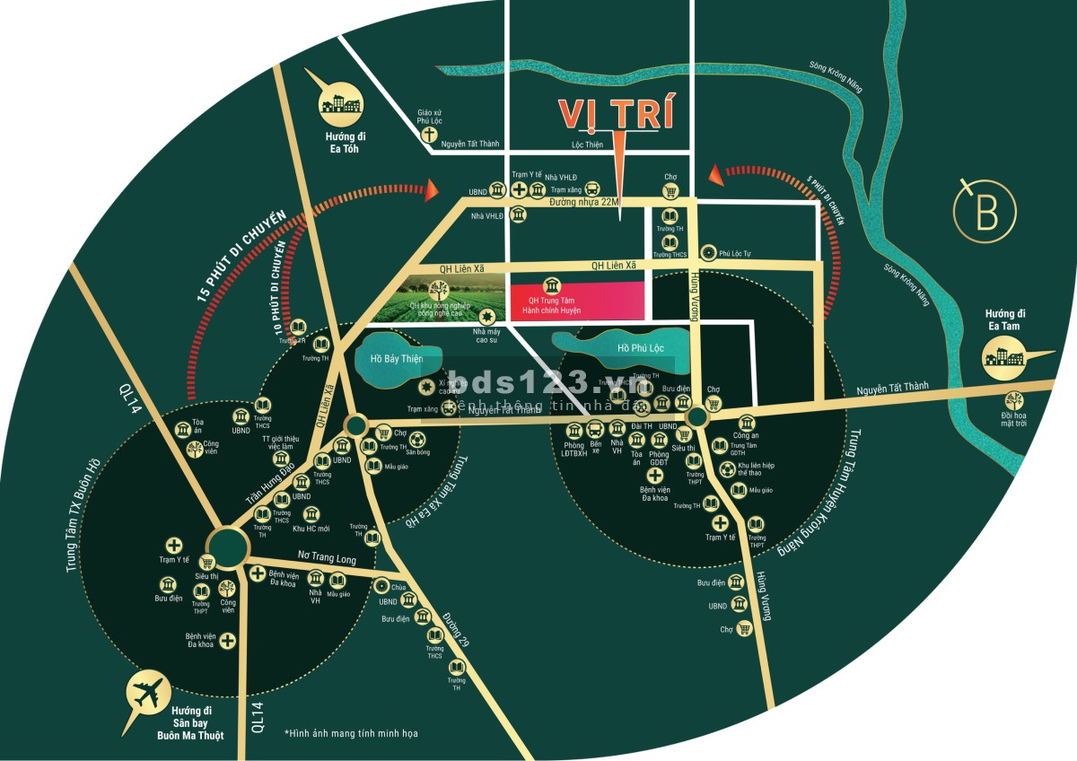 Thanh lý nhanh lô đất trung tâm hành chính Krông Năng giá tốt .