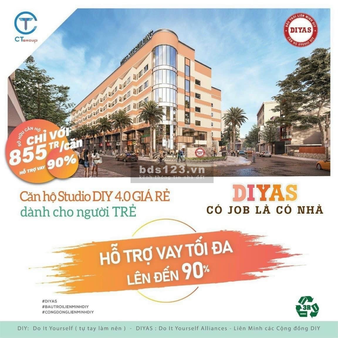 Bán căn hộ Diyas Sky 900 triệu "khan hiếm" ở quận Tân Bình