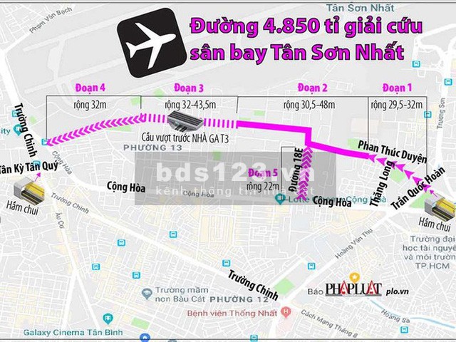 Cho thuê nhà mặt tiền gần sân bay Tân Sơn Nhất ưu tiên thuê dài hạn