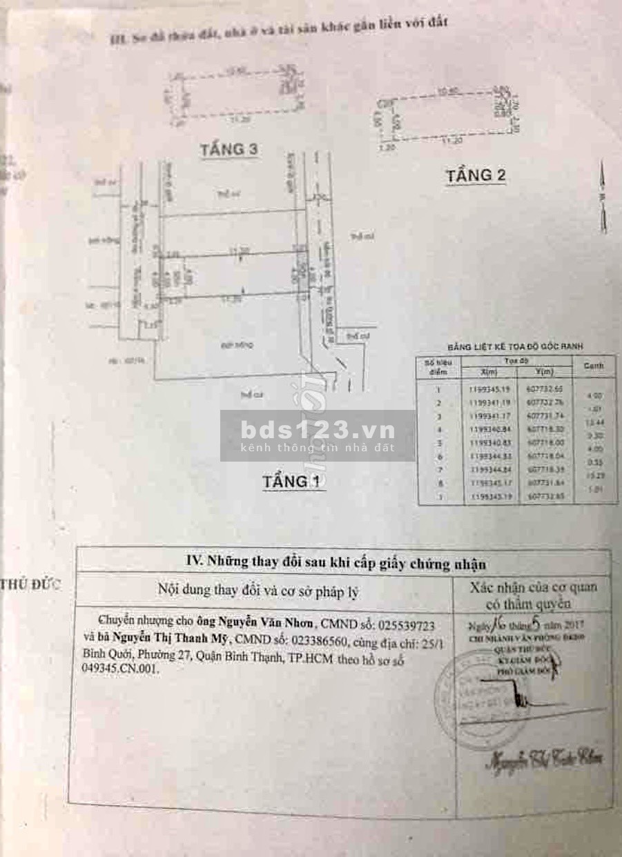 Bán Nhà 2 lầu 2 mặt tiền hẻm đường số 38 TP Thủ Đức