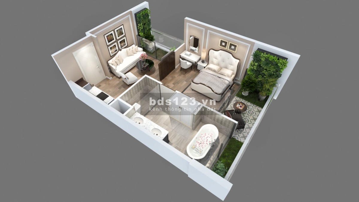 Căn hộ chung cư trung tâm thành phố thanh toán linh hoạt