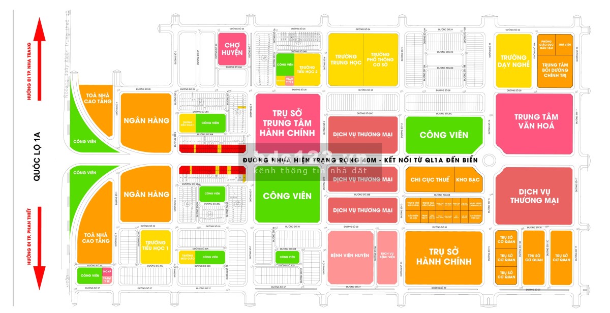 Kẹt tiền cần bán gấp 1 lô đất thổ cư 150m2 ở TTHC Huyện Thuận Nam chỉ 6.2triệu/m2