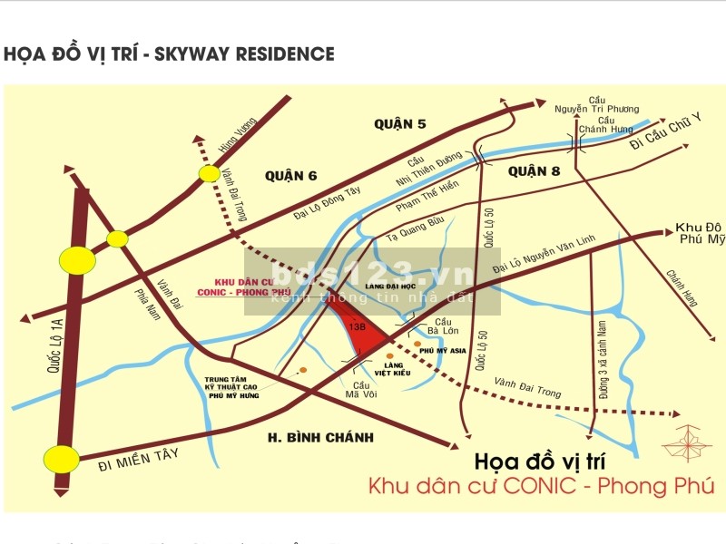 Quà tặng Cha Mẹ! Căn hộ Conic Skyway diện tích 57m2 đã có sổ