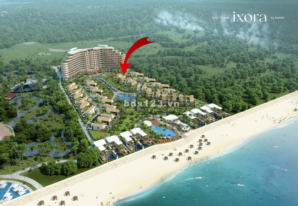Bán Thu Hồi Vốn 18 Tỷ(Bằng giá HĐ) Ko Chênh. Garden Villa Ixora Hồ Tràm GĐ1, DT 342m2, 3PN