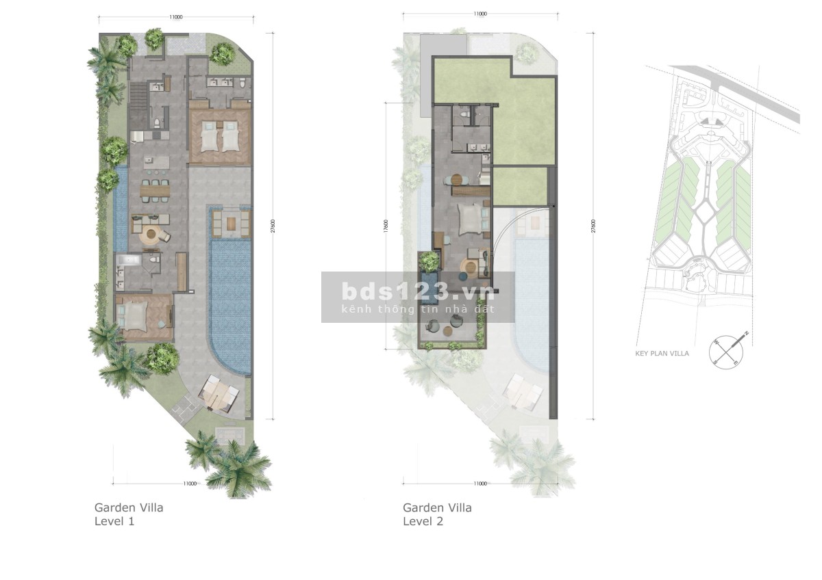 Bán Thu Hồi Vốn 18 Tỷ(Bằng giá HĐ) Ko Chênh. Garden Villa Ixora Hồ Tràm GĐ1, DT 342m2, 3PN