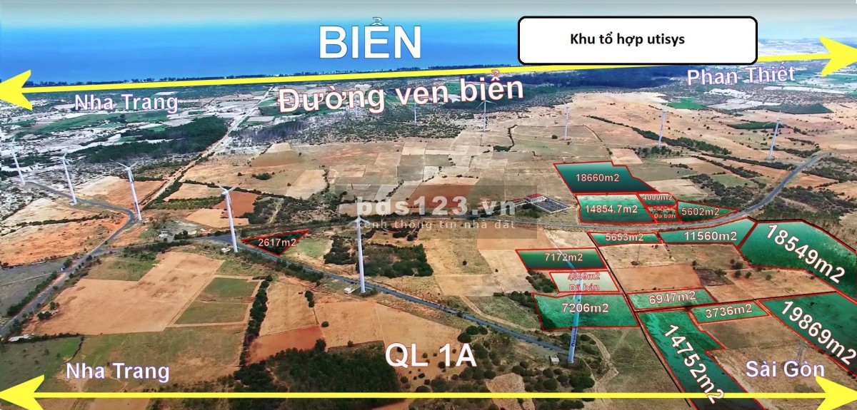 Đất Tuy Phong, Bình Thuận 300-500k/m2 view biển, có sẵn sổ