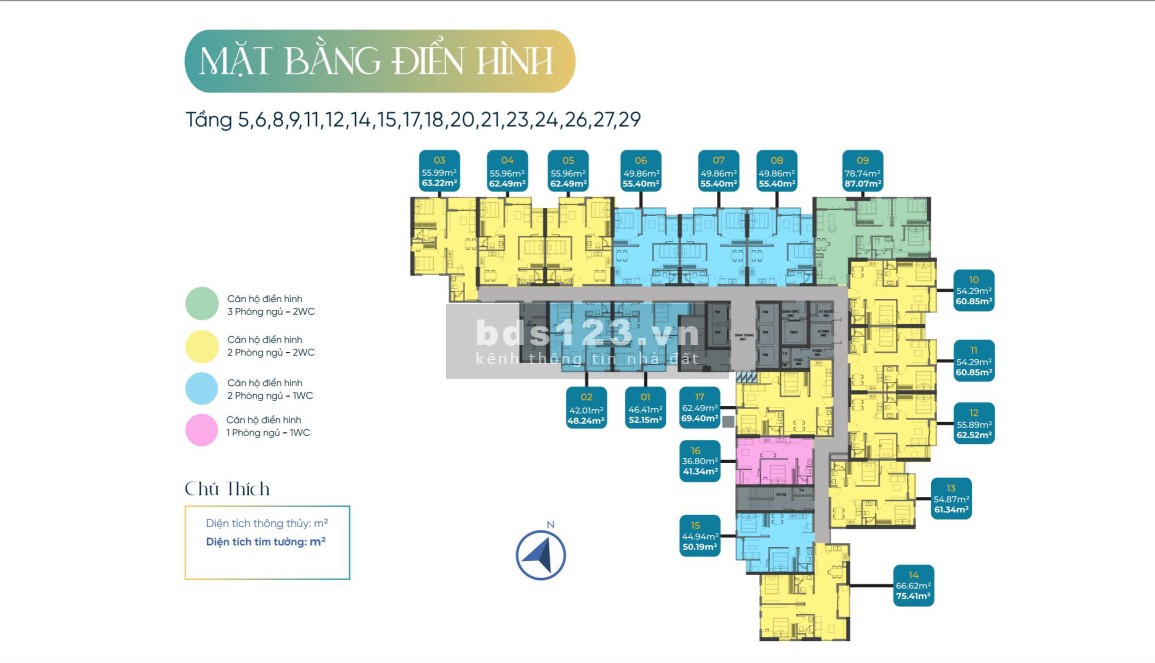Bảng giá chính thức căn hộ The Calla Quy Nhơn liên hệ 0965268349