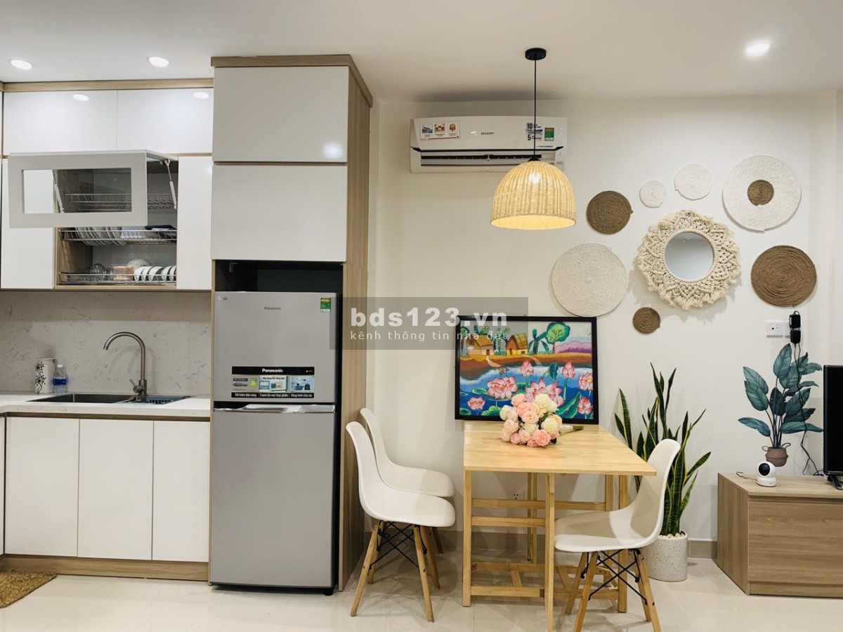 Bán căn hộ 1pn+1 cắt lỗ 200 triệu nhà mới nguyên căn 100% tầng trung view vườn hoa