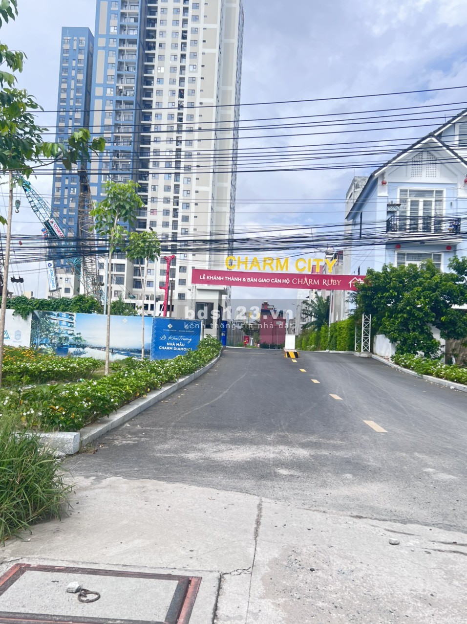 Cho thuê căn hộ 2pn, dt 55m2, 70m2 CHARM CITY BÌNH DƯƠNG mới bàn giao, mới 100%
