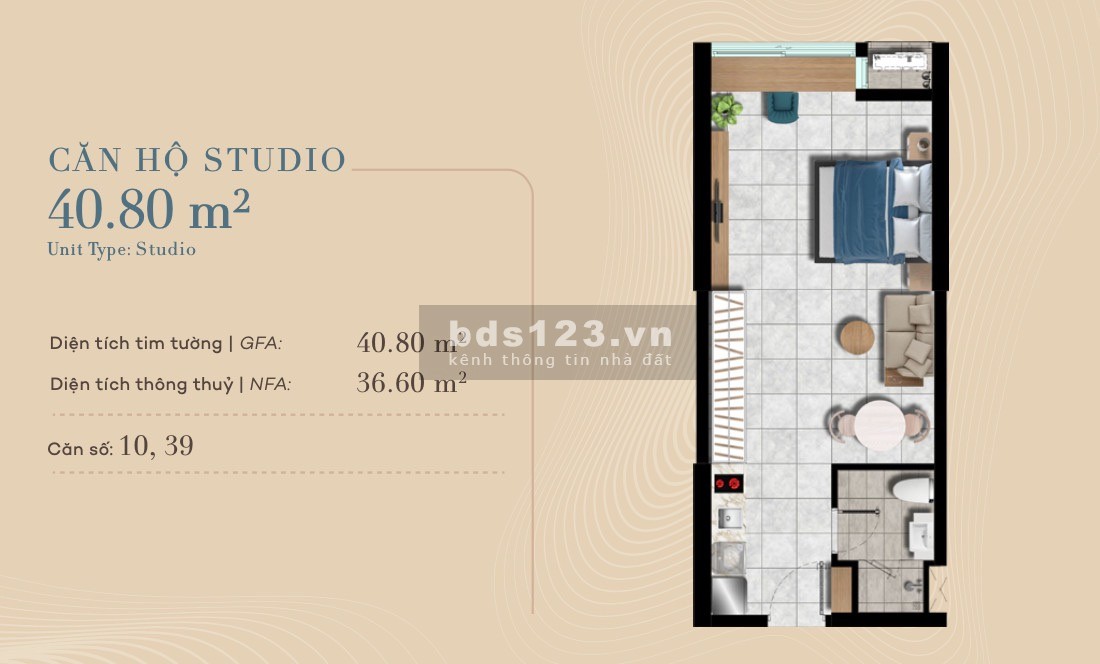 Giai đoạn 1 căn hộ The Gió Riverside - Mặt tiền vành đai 3 tiện ích đủ