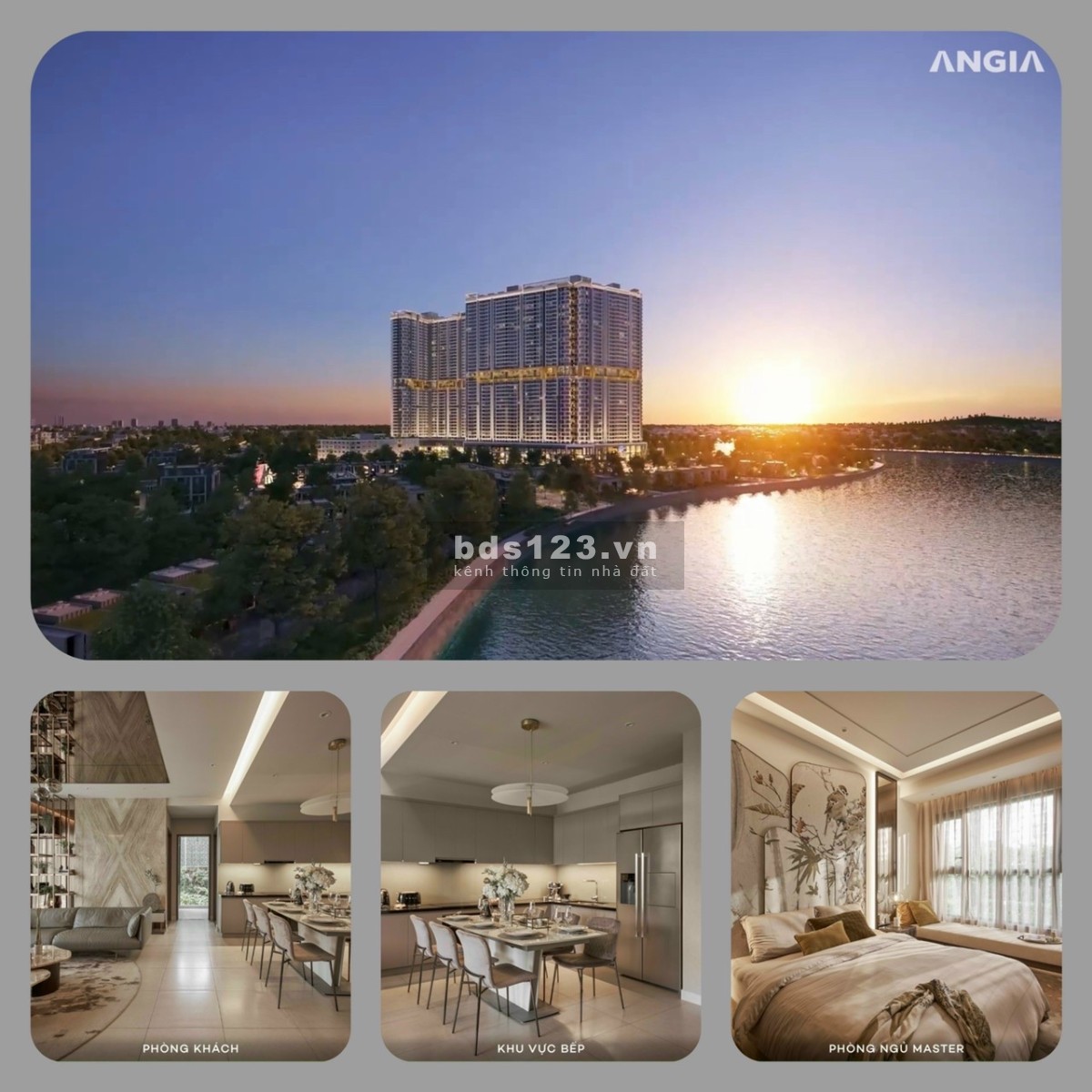 Giai đoạn 1 căn hộ The Gió Riverside - Mặt tiền vành đai 3 tiện ích đủ