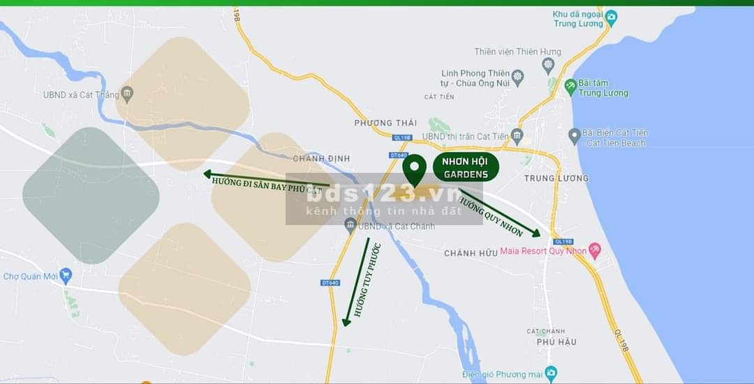 Đất nền đợt 1 Central Avenue Cát Tiến- BIM Group tại Bình Định