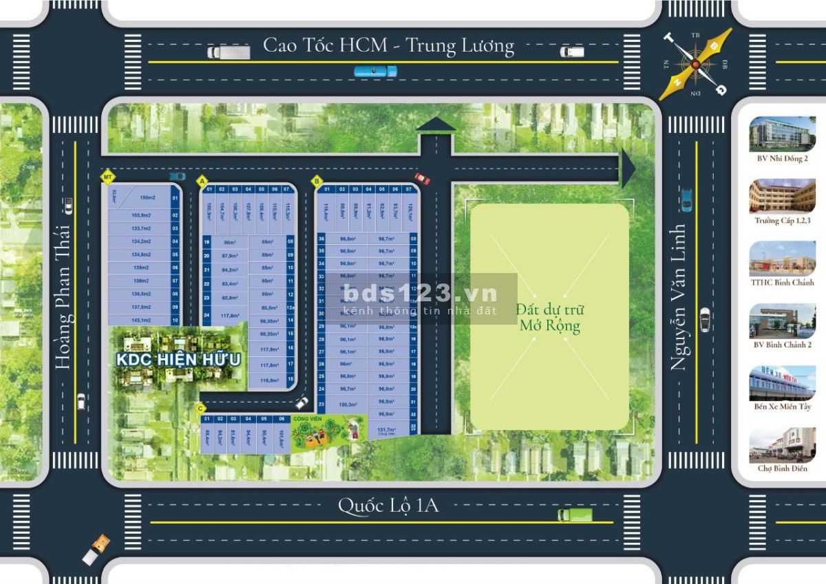 Mở bán 32 lô đất vàng thương mại tại chợ bình chánh chỉ từ 20tr/m2