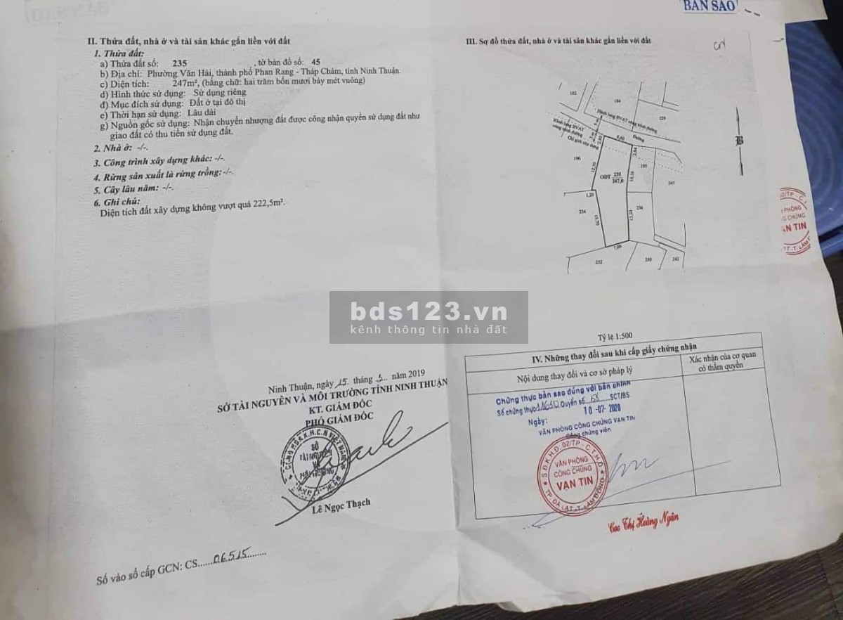 Bán lô thổ cư Văn Hải giá đầu tư sinh lời, sổ sẵn chính chủ