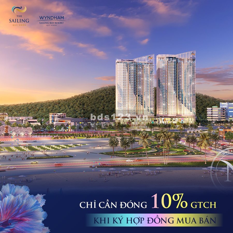 Bán căn hộ suất ngoại giao 1PN, giá chỉ 1.9 tỷ tại The Sailing Quy Nhơn