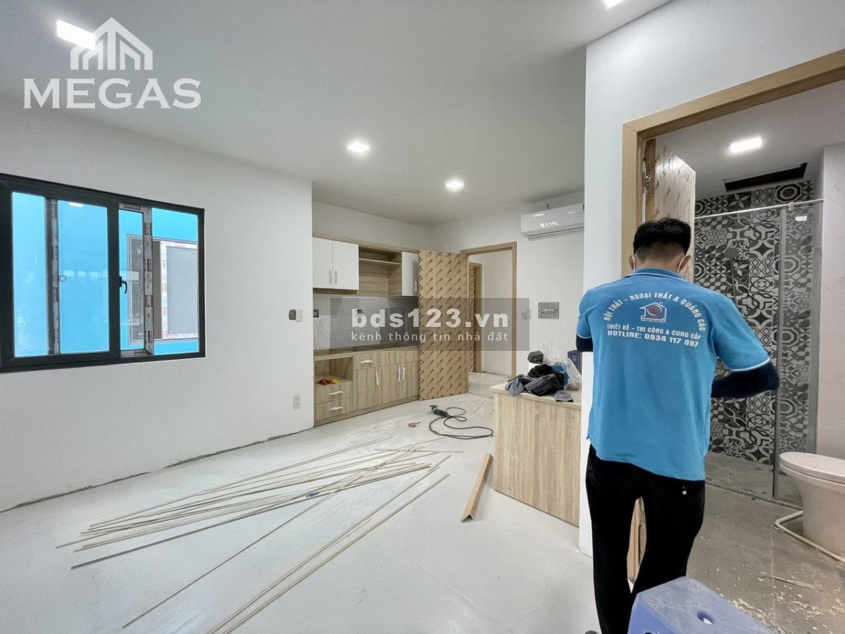 Căn Hộ Dịch Vụ Mới 100% ngay Nguyễn Thái Sơn Dương Quảng Hàm Vincom VLU 3p đi xe