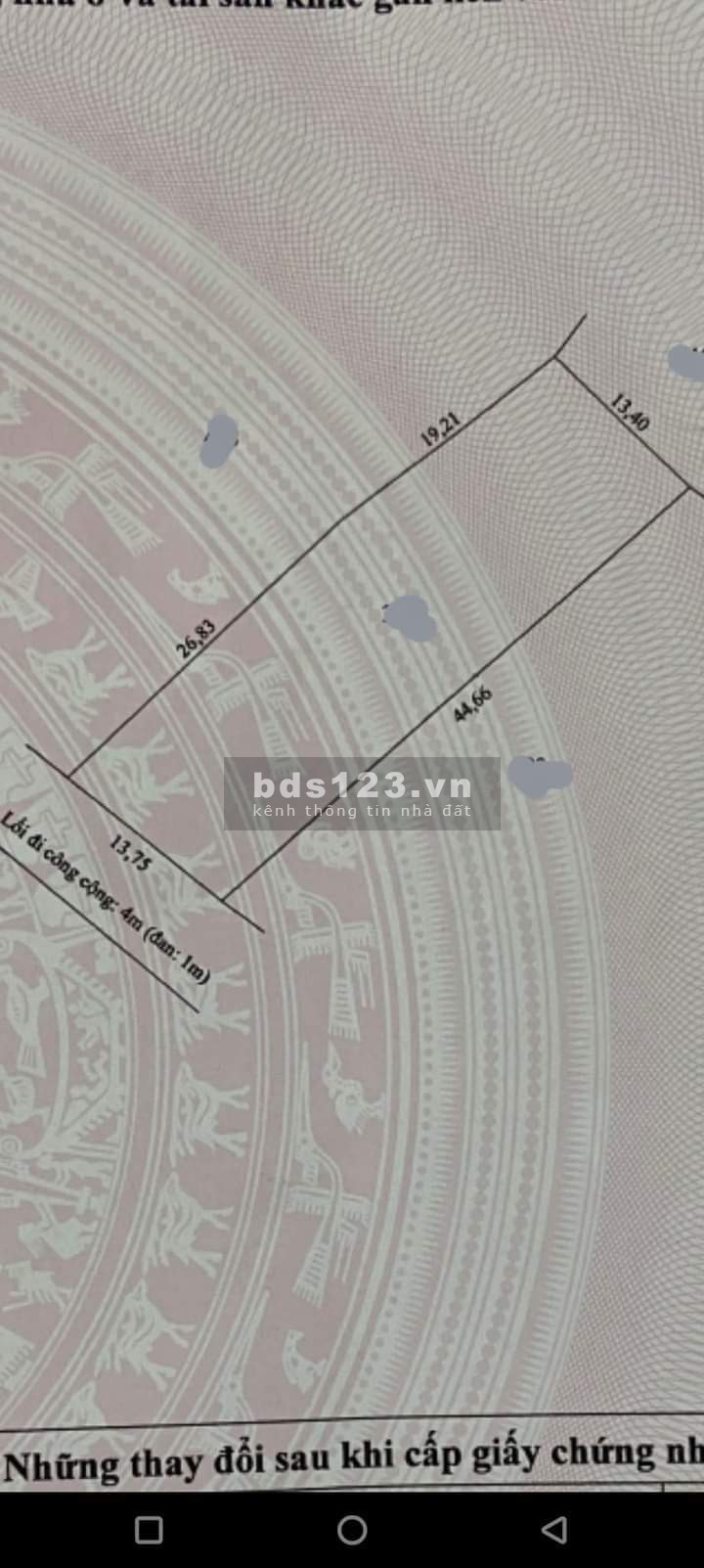 Chủ cần bán 640 mv đất thổ cư tại Hiệp Thạnh, Châu Thành, Long An