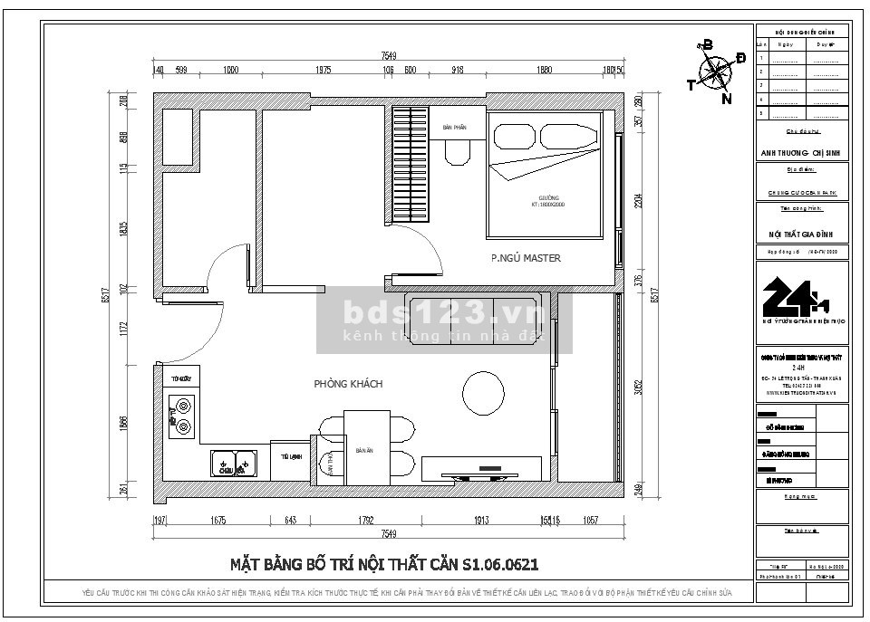 Gia đình cần tiền nên cần bán căn 1PN+1 diện tích 43m2 giá 1,8xxtỷ bao phí chuyển nhượng