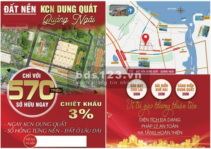 Giỏ hàng cực hiếm, 5 siêu phẩm đã có sổ liền kề KCN Dung Quất, Quảng Ngãi