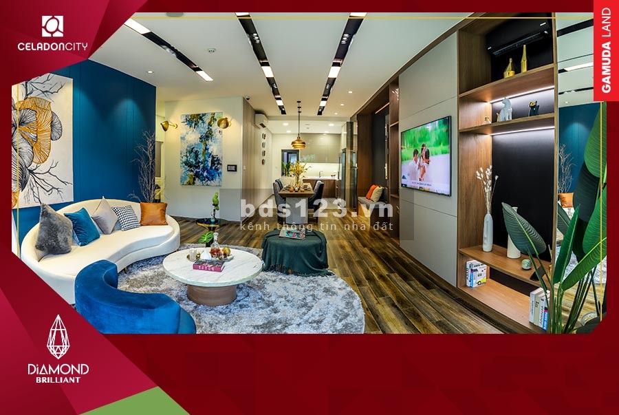 Bán gấp 3PN, DT 112M2, Diamond Brilliant-Celadon City, Hướng Đông Nam, giá gốc 5 tỷ7, chênh hấp dẫn.