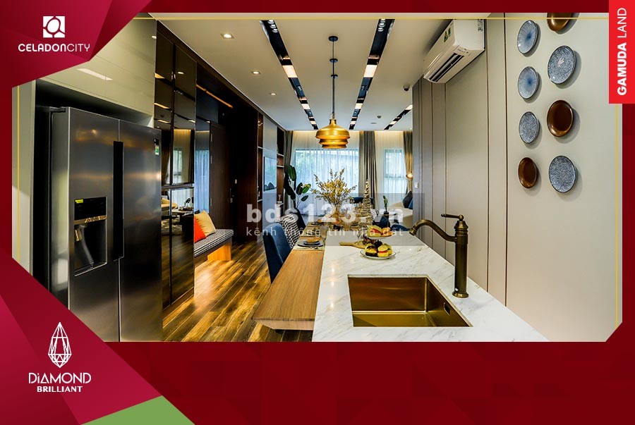 Bán gấp 3PN, DT 112M2, Diamond Brilliant-Celadon City, Hướng Đông Nam, giá gốc 5 tỷ7, chênh hấp dẫn.
