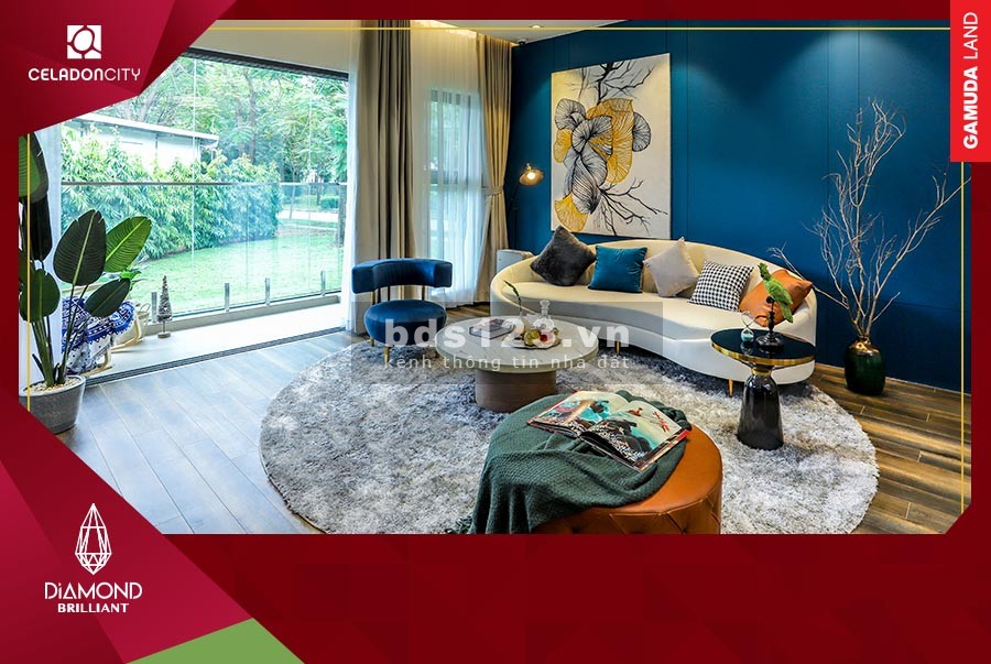 Bán gấp 3PN, DT 112M2, Diamond Brilliant-Celadon City, Hướng Đông Nam, giá gốc 5 tỷ7, chênh hấp dẫn.