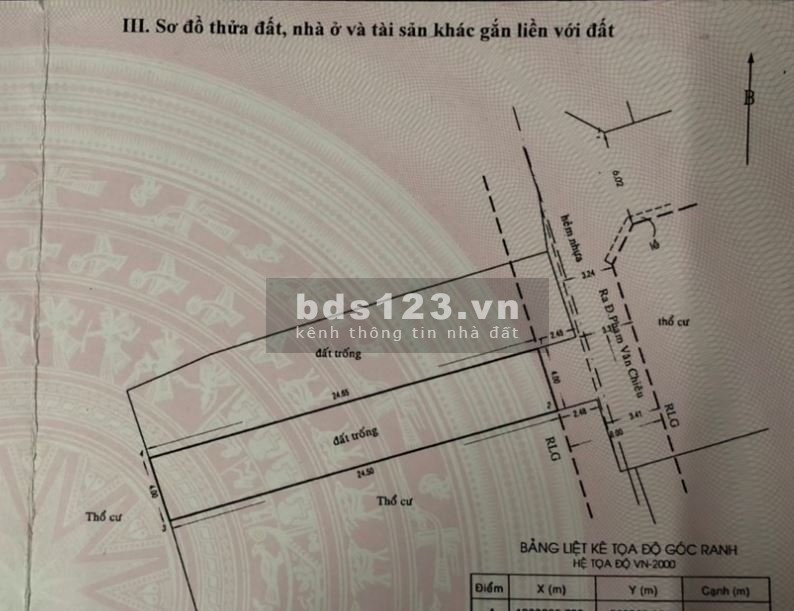 Đất thật 98m2 tại hẻm 45 đường 59, phường 14, Gò Vấp giá tốt