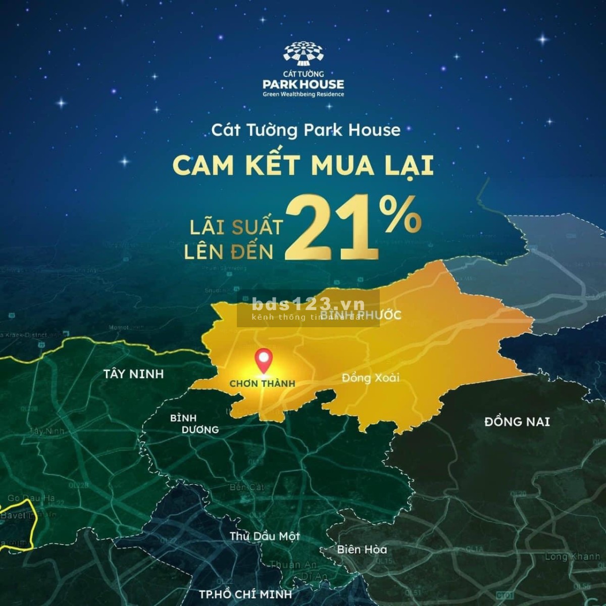 Cơ hội sinh lời lớn từ đất nền Chơn Thành, thanh toán linh hoạt