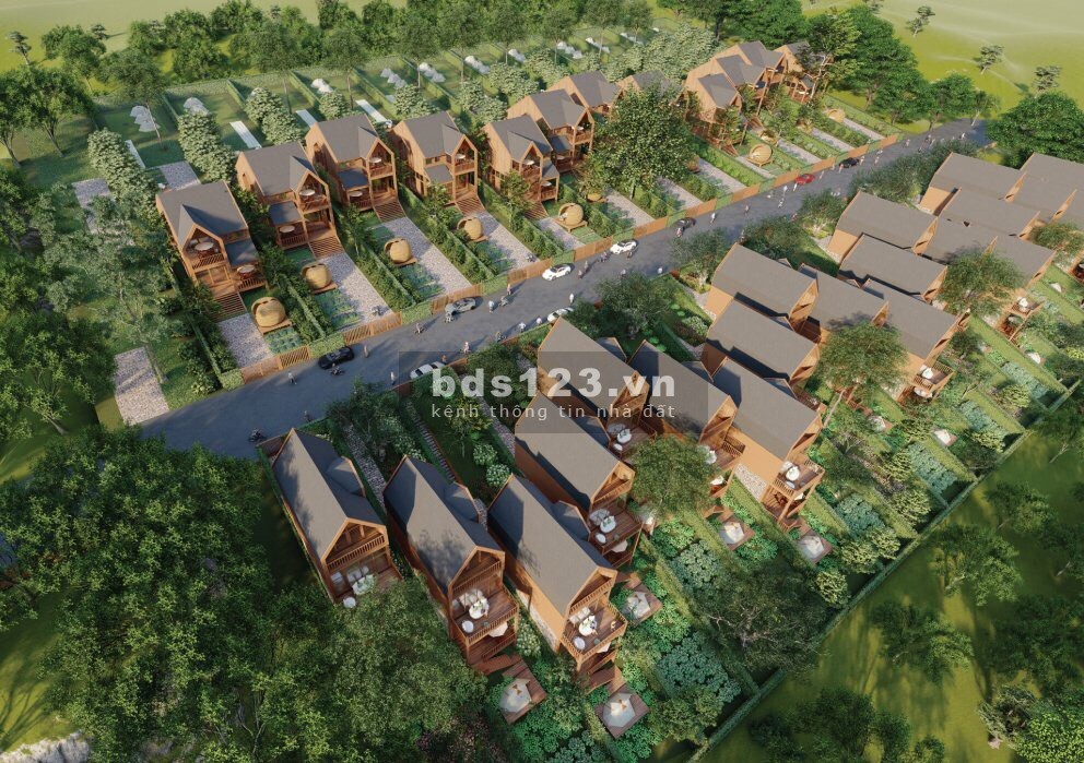 Đất nền dự án làng du lịch sinh thái Đồi hoa gió Bảo Lộc