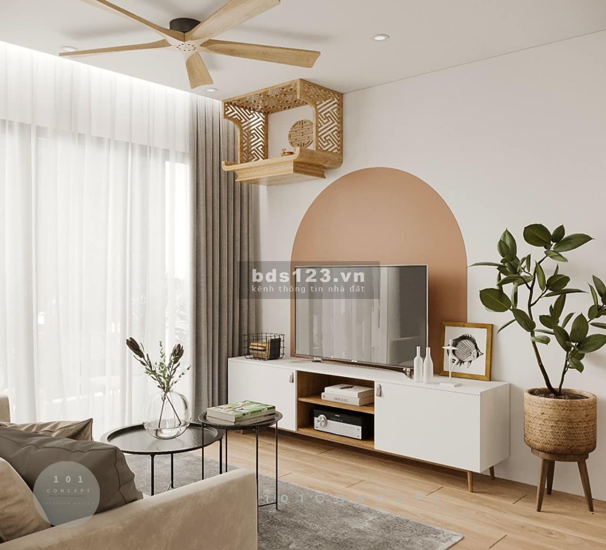 Cần bán gấp 2PN, 1VS, dtsd 60m2 giá 1.55 tỷ tại Vinhomes Ocean Park