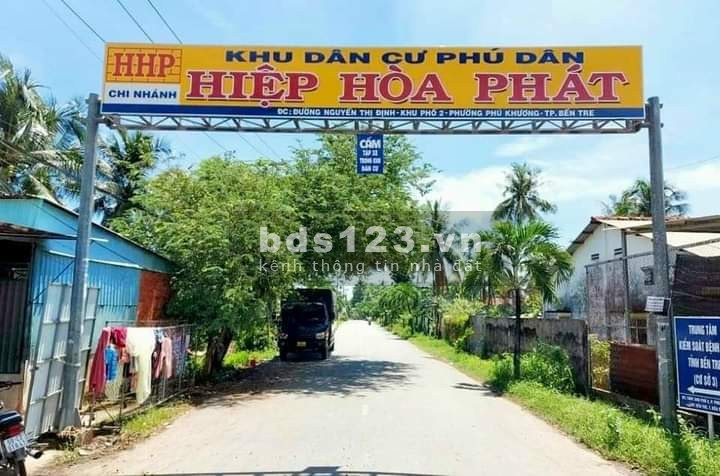 Bán đất KDC hiệp Hòa phát phường Phú Khương TP bến tre