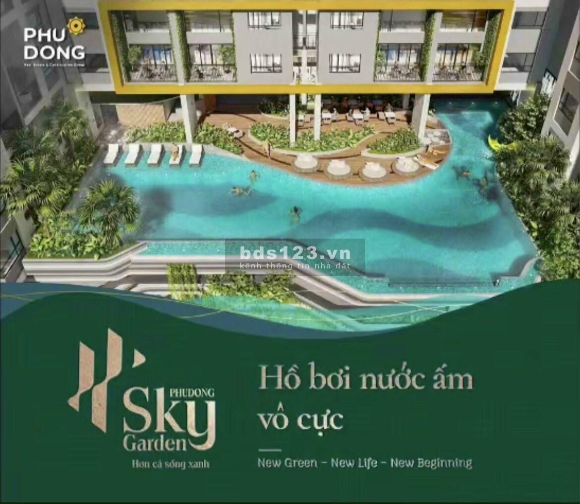 Bán căn hộ 2PN Phú Đông Sky Garden phạm văn đồng, chiết khấu 4% - 9%, chỉ TT 0,5%/tháng