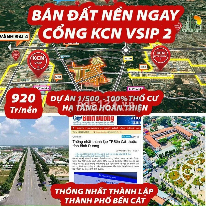 Trường các cấp có đủ, Chợ, UBND, Công Viên️Diện Tích : 60m² đến 100m² Đa Dạng Sản Phẩm.