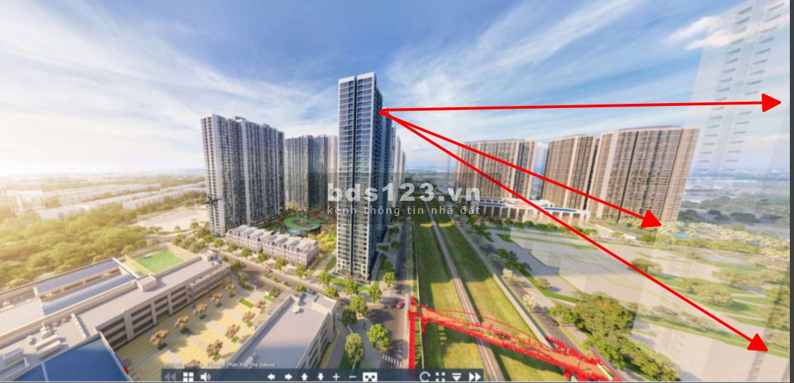 Căn hộ 1pn+1 dt 43m, giá rẻ duy nhất tại dự án Sakurra Vinhomes Smart City Tây Mỗ