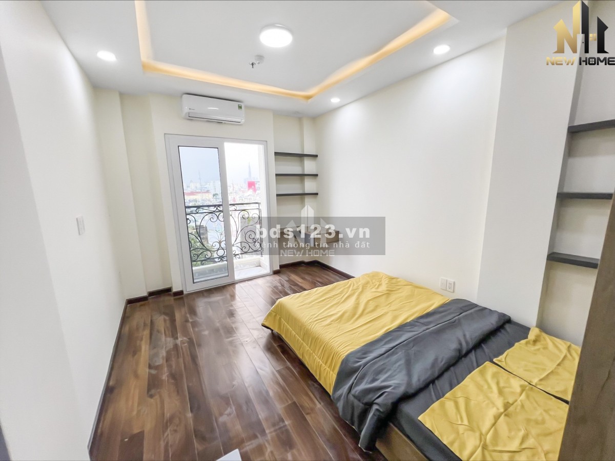 Cho thuê căn hộ ban công full nội thất không gian thoáng, giá tốt