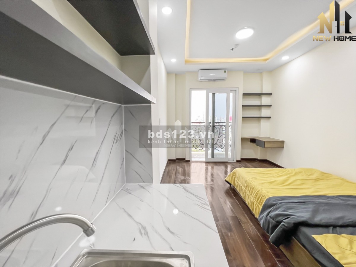 Cho thuê căn hộ ban công full nội thất không gian thoáng, giá tốt