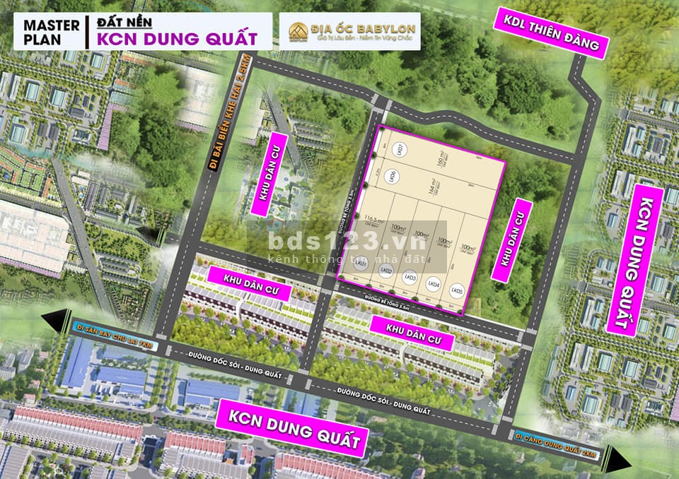 Ra mắt giỏ hàng 20 nền đất giá rẻ gần khu công nghiệp Dung Quất