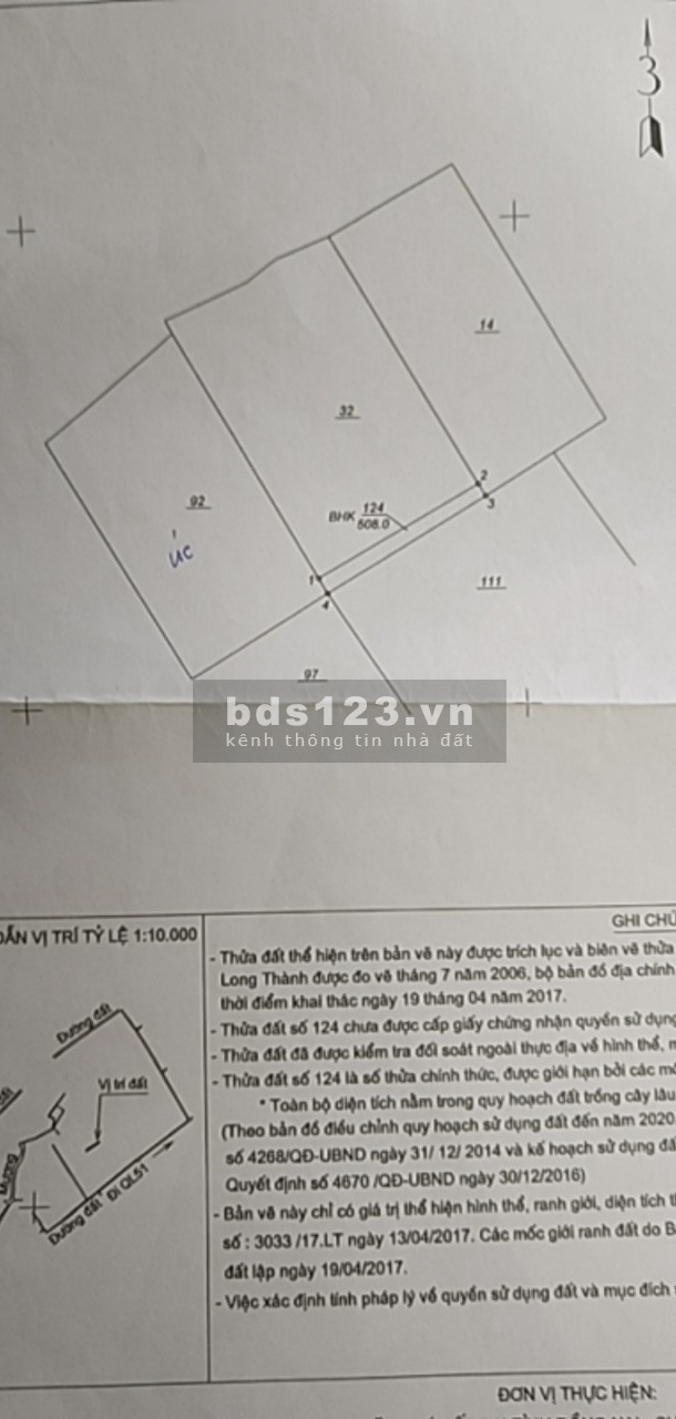 Tôi chính chủ cần bán lô đất gần 10000m giáp khu công nghiệp sonadeziGiá 25ty thương lượng