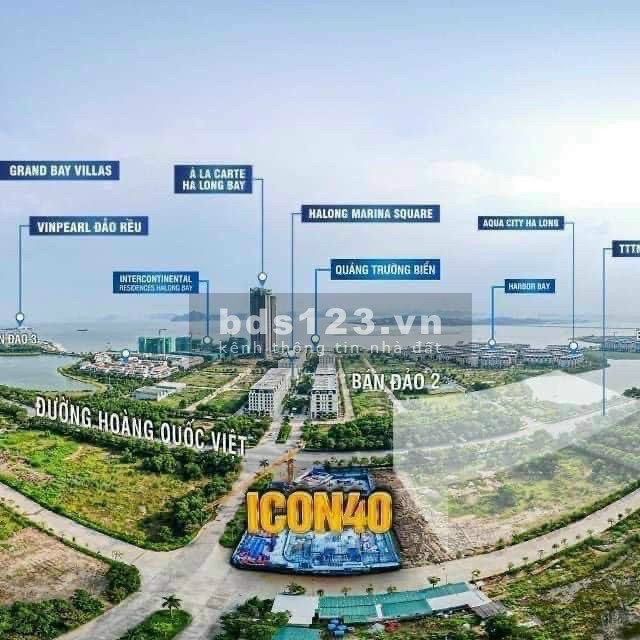 300 triệu sở hữu ngay căn hộ cao cấp dự án Icon40 Hạ Long view trọn vịnh