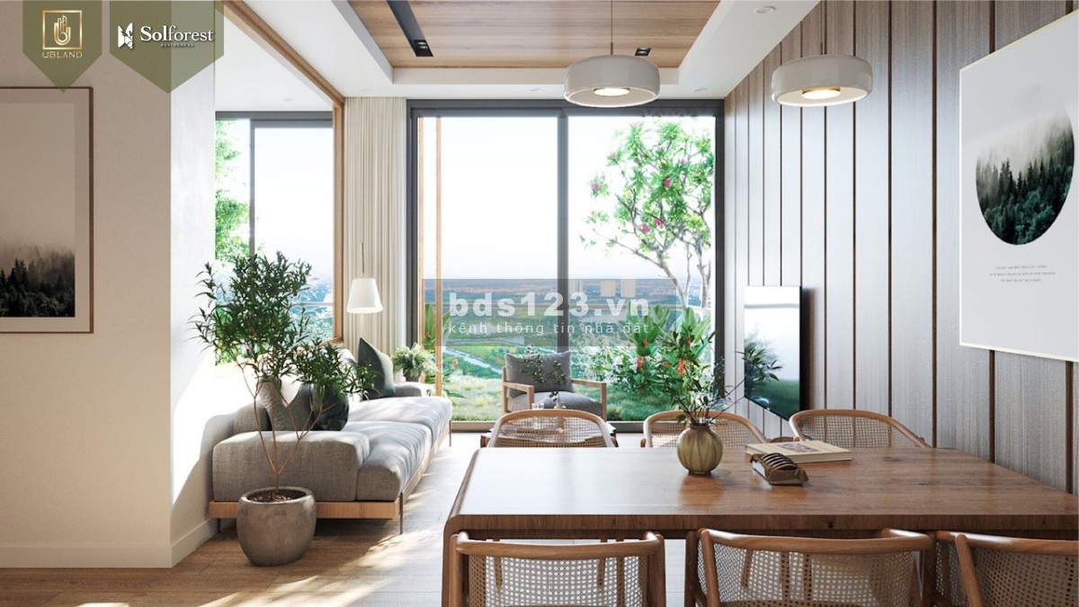 Chủ nhà gửi bán căn hộ 1 ngủ, Sol Foest, Ecopark. Gía 1480 BP. LH 0964109408