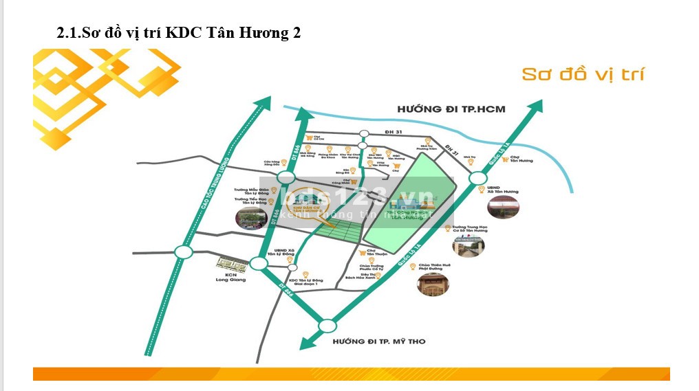 Trả nợ ngân hàng cần bán gấp 1 nền đất full thổ cư liến kề KCN Tân Hương Tiền giang