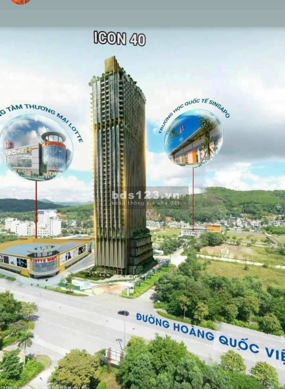 300 triệu sở hữu ngay căn hộ cao cấp dự án Icon40 Hạ Long view trọn vịnh