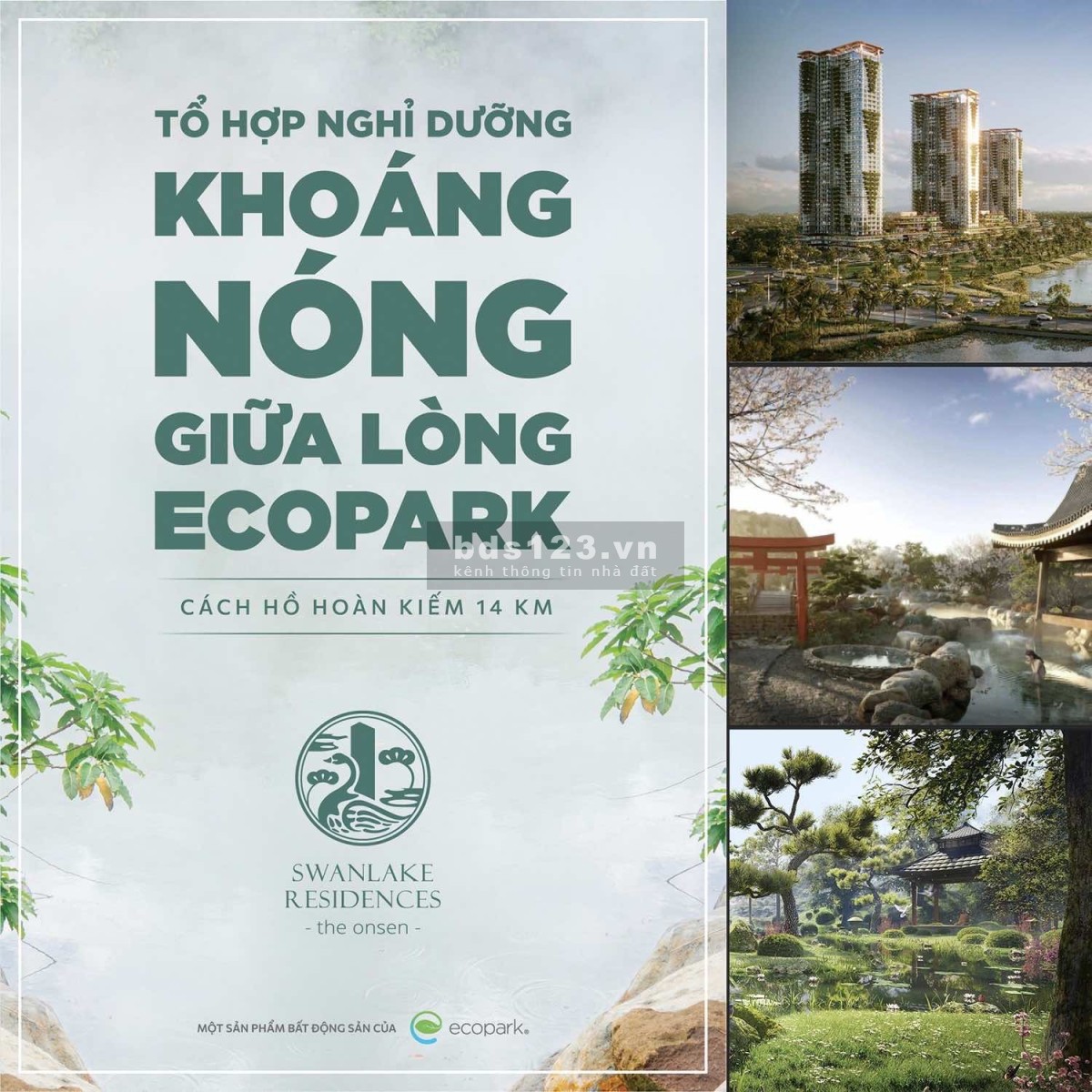 Chủ nhà cần bán căn 2NG 2VS, tòa Onsen, Ecopark. giá 3ty250 BP. LH 0964109408