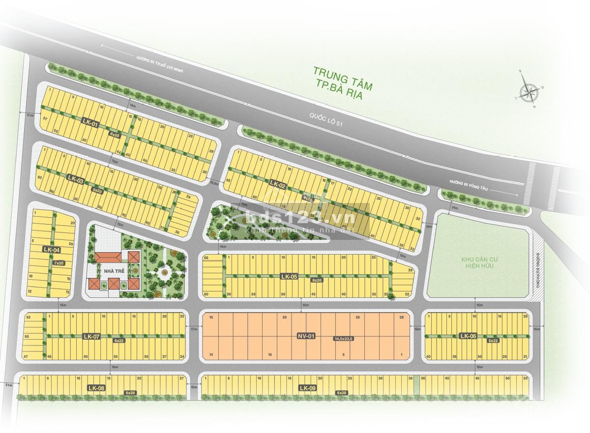 Cần bán lô biệt thự Bà Rịa CityGate, giá 4.7 tỷ , dt 326m2. Lh em Yến 0906925656