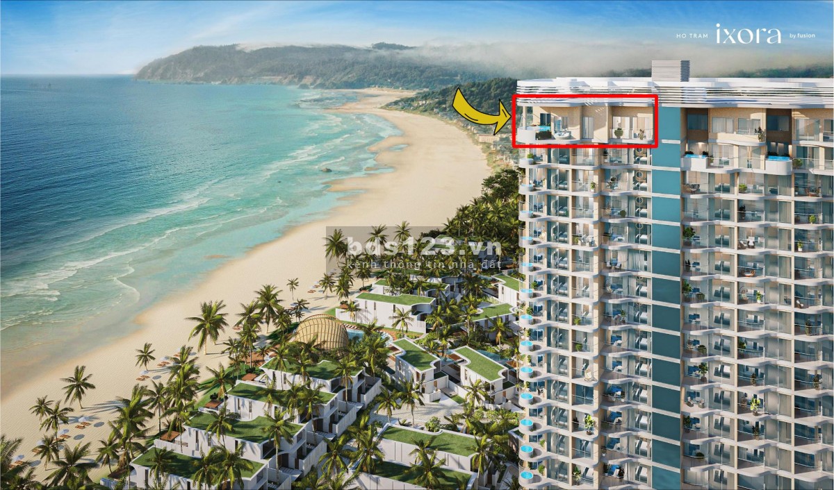 Căn Hộ Biển Nghỉ Dưỡng 5 Sao, Sân GOLF, CASINO. Ixora Hồ Tràm. Giá 2.6 Tỷ/ 53m2, Full NT, CK 9.5%