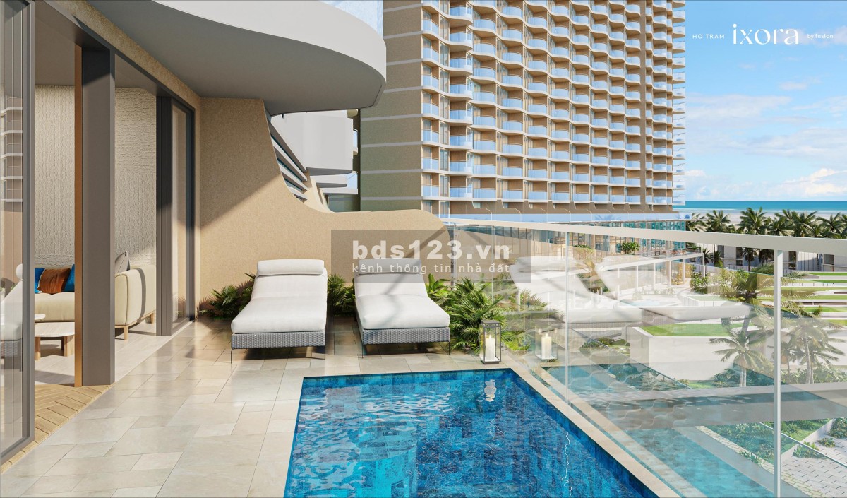 Căn Hộ Biển Nghỉ Dưỡng 5 Sao, Sân GOLF, CASINO. Ixora Hồ Tràm. Giá 2.6 Tỷ/ 53m2, Full NT, CK 9.5%