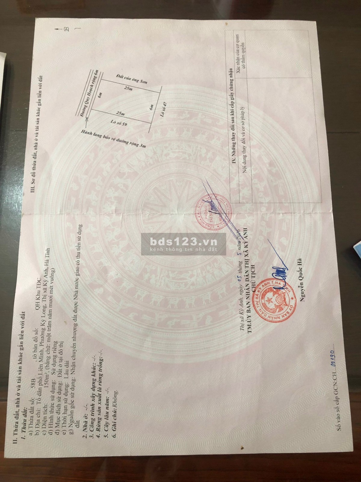 Tôi có người bác cần bán lô đất gấp vị trí đẹp, pháp lý chuẩn
