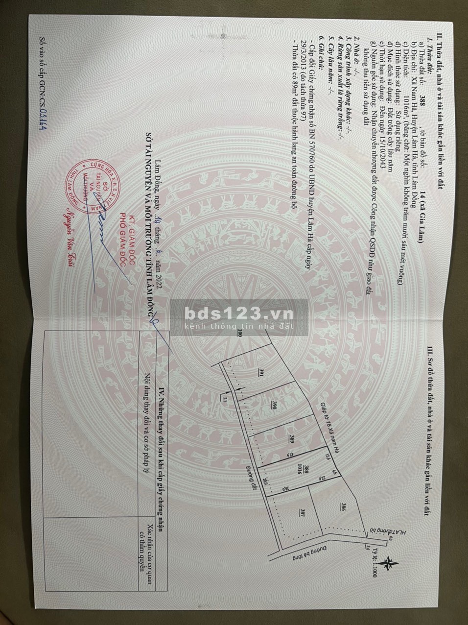 Cần bán 5 sào đất tại thôn 3,xã nam hà,huyện lâm hà,lâm đồng
