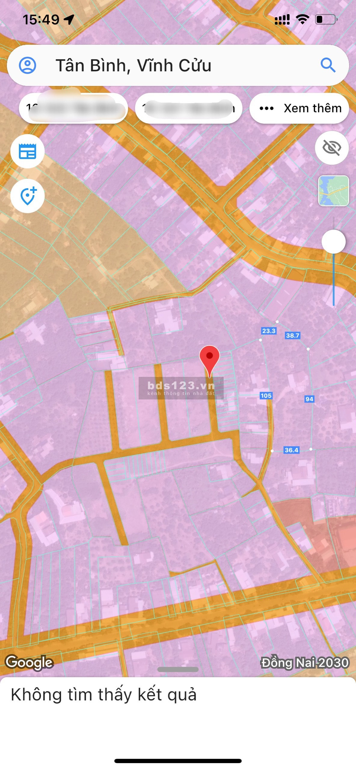 Đất nền gần KCN Thạnh phú, Vĩnh Cửu Đồng Nai giá đầu tư 535tr
