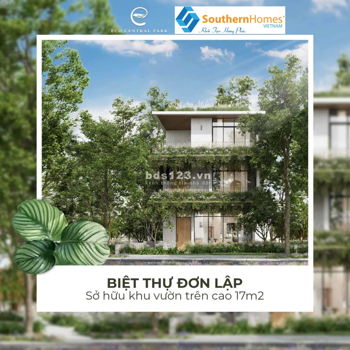 Bán biệt thự dự án Eco Central Park TP Vinh - Đáng Sống Đáng Đầu Tư